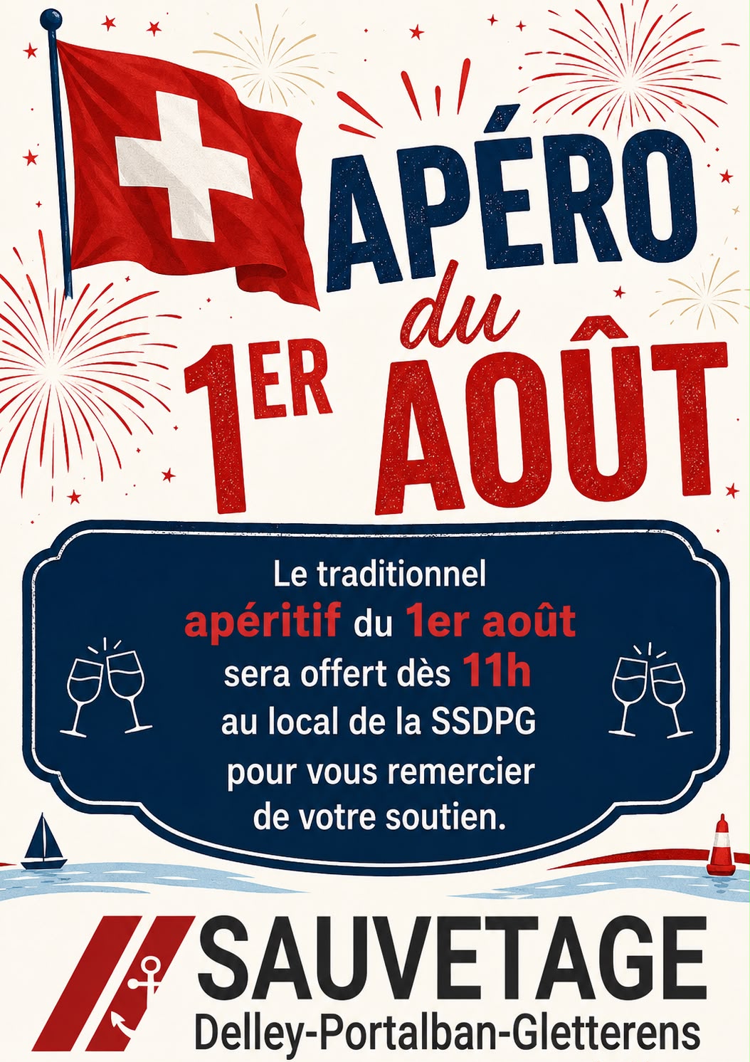 Flyer Apéro du 1er Août